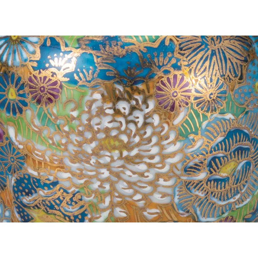 九谷焼 日本の伝統工芸品【九谷焼】 3.5号香炉 金花詰 (K8-1404