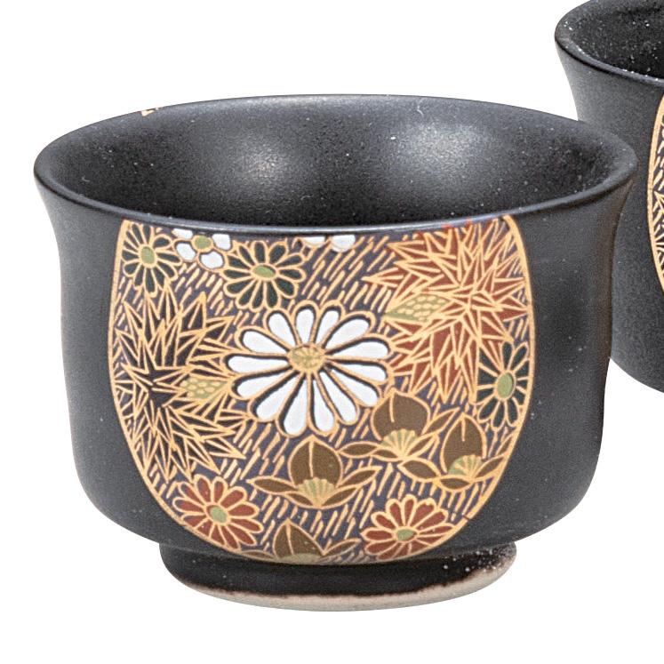 九谷焼 日本の伝統工芸品【九谷焼】 晩酌酒器 金花詰 (K9-1234