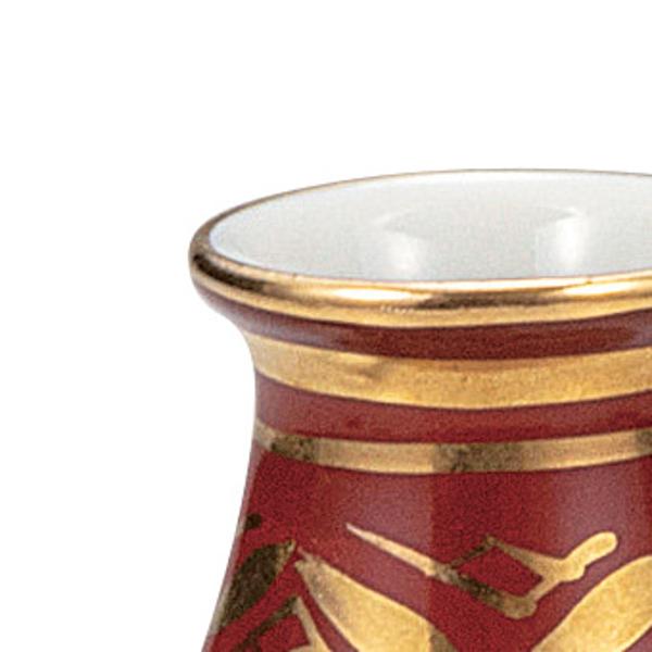 日本の伝統工芸品【九谷焼】 酒器 青粒唐草   (K9-1258)の画像