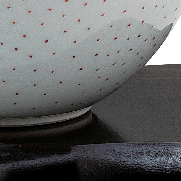 日本の伝統工芸品【九谷焼】 4号花瓶 金襴手桜 台付 福田良則 (K9-1294)_4