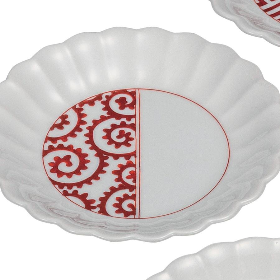 日本の伝統工芸品【九谷焼】 5号皿揃 吉祥文様  田中柚伎 (K9-130)_1