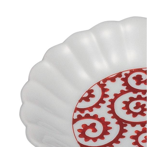 日本の伝統工芸品【九谷焼】 5号皿揃 吉祥文様  田中柚伎 (K9-130)_6