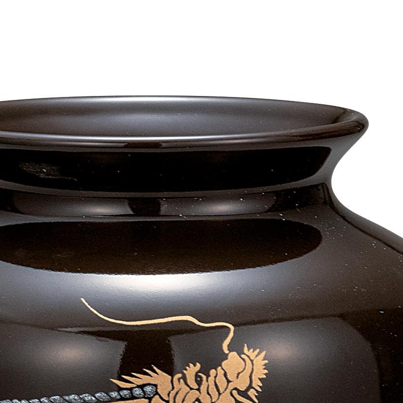 九谷焼 日本の伝統工芸品【九谷焼】 8号花瓶 昇り龍 (K9-1321