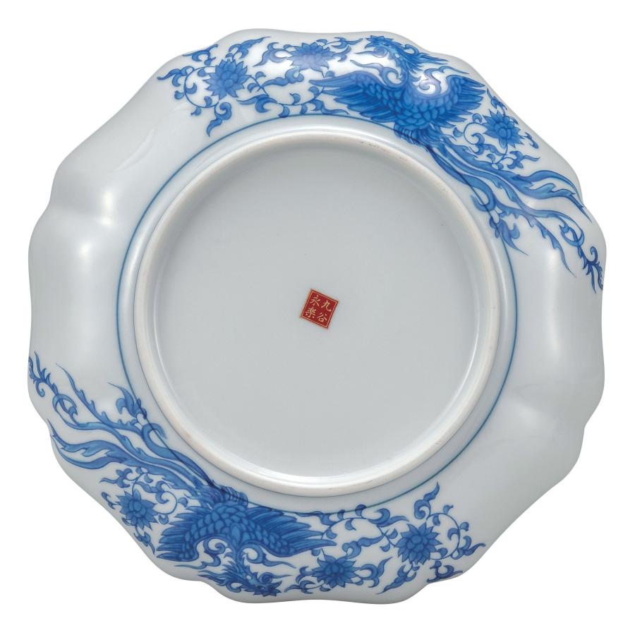 九谷焼 日本の伝統工芸品【九谷焼】 7号皿 永楽 (K9-3131) : 九谷焼