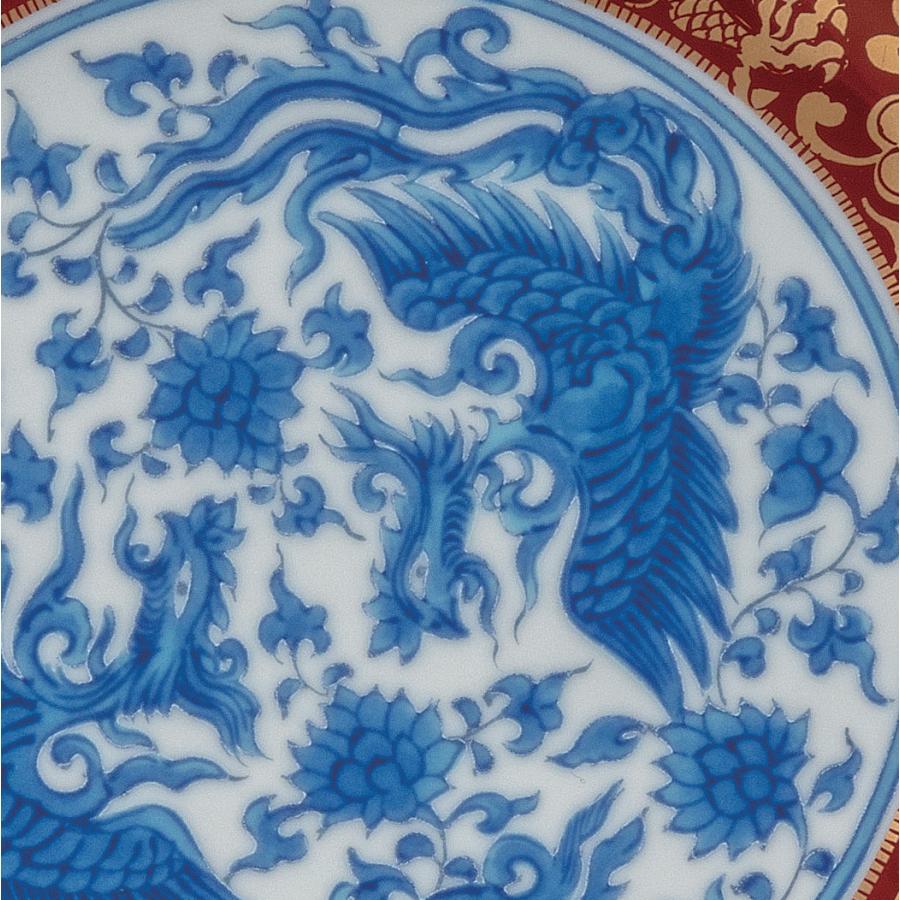 九谷焼 日本の伝統工芸品【九谷焼】 7号皿 永楽 (K9-3131) : 九谷焼