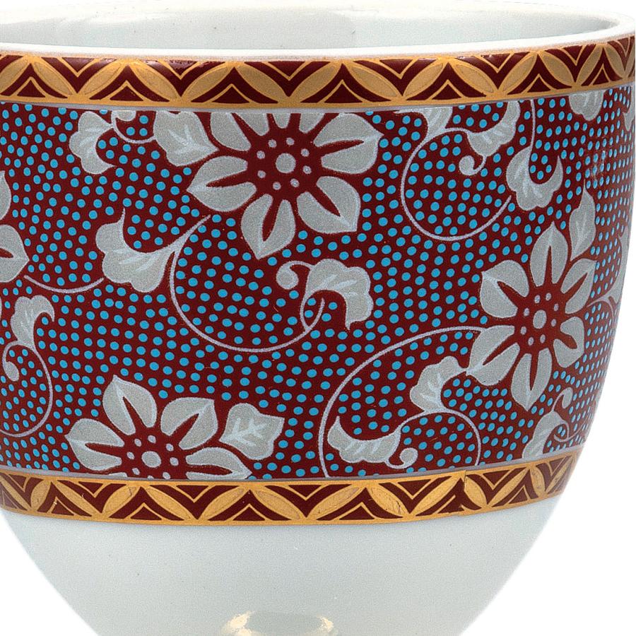 九谷焼 日本の伝統工芸品【九谷焼】 ワインカップ 鉄仙紋 (K9-3…