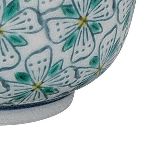 九谷焼 日本の伝統工芸品【九谷焼】 茶器 花紋 網付 (K9-839) : 九谷焼
