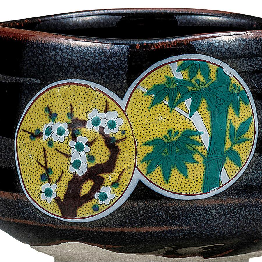 和座の蔵 おしゃれ 抹茶碗 陶器 九谷焼 抹茶茶碗 陽だまり 高級  