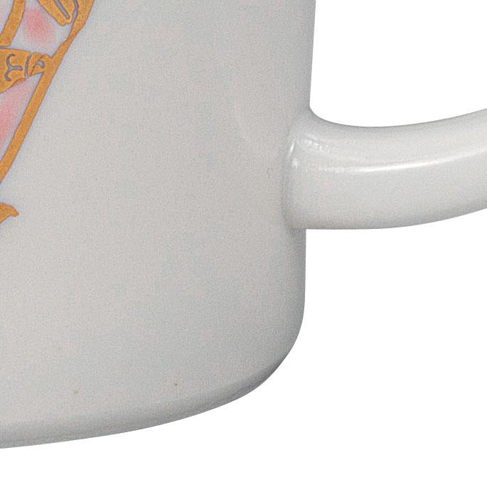 日本の伝統工芸品【九谷焼】 マグカップ 金鳥唐草  大志窯 (K9-982)の画像