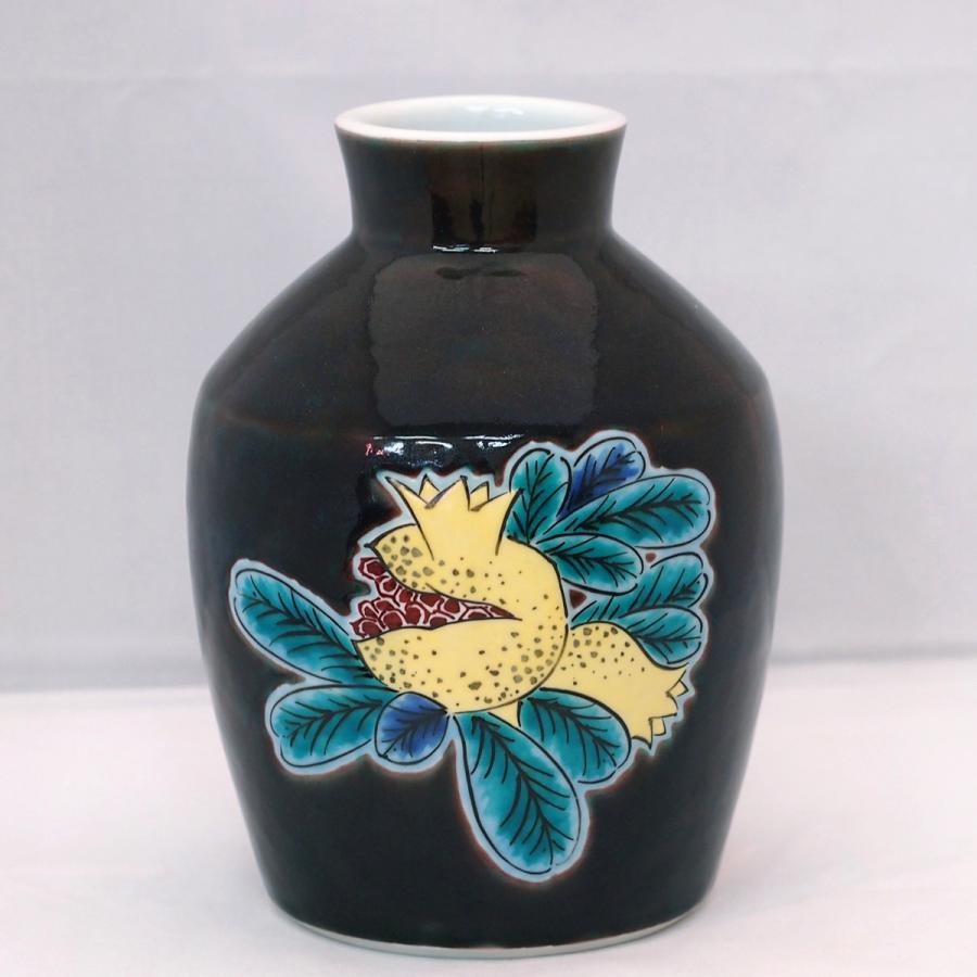 九谷焼 浅蔵五十吉 6号花入 色絵果実 ザクロ : 九谷焼 STYLeNCE 