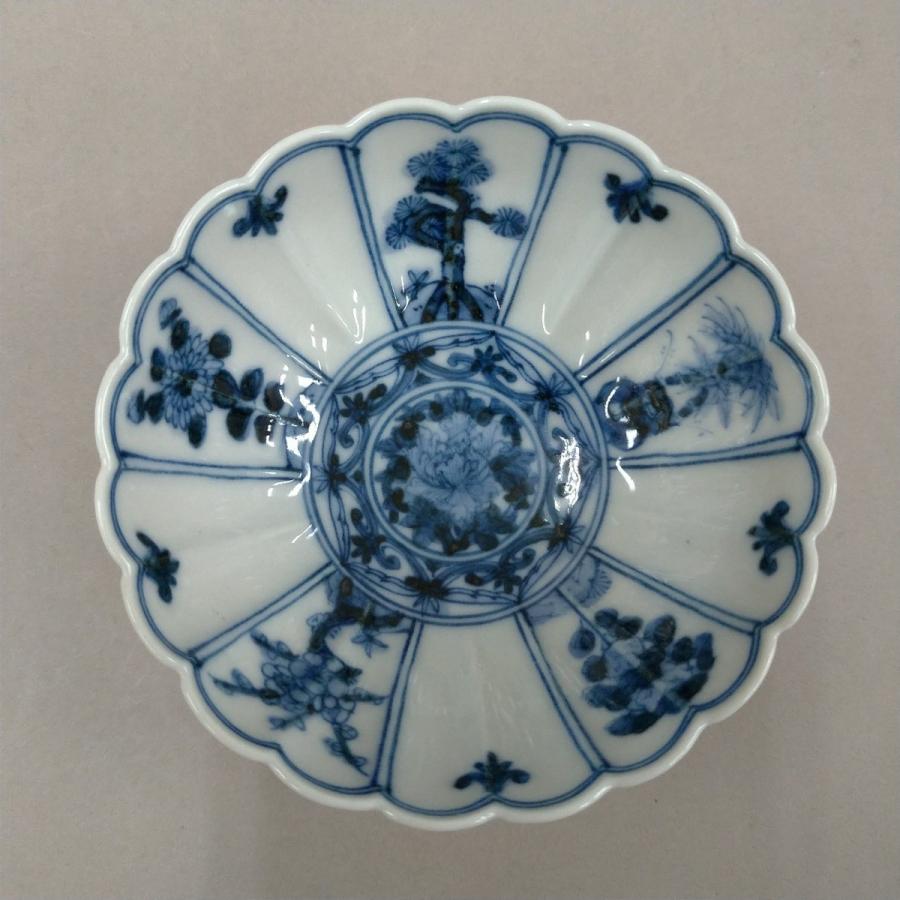 九谷焼 小付(鉢)揃 青華吉祥樹花文 : 九谷焼 STYLeNCE スタイレンス