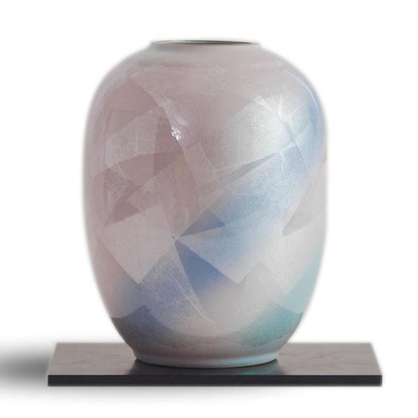 日本の伝統工芸品【九谷焼】8号花瓶 金銀彩 N174-01 : 九谷焼 STYLeNCE