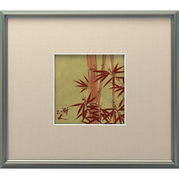 九谷焼  陶額 九谷焼 陶額 月に藤 / 光崖窯｜ 置物 額飾り 陶額 陶板画 アートパネル