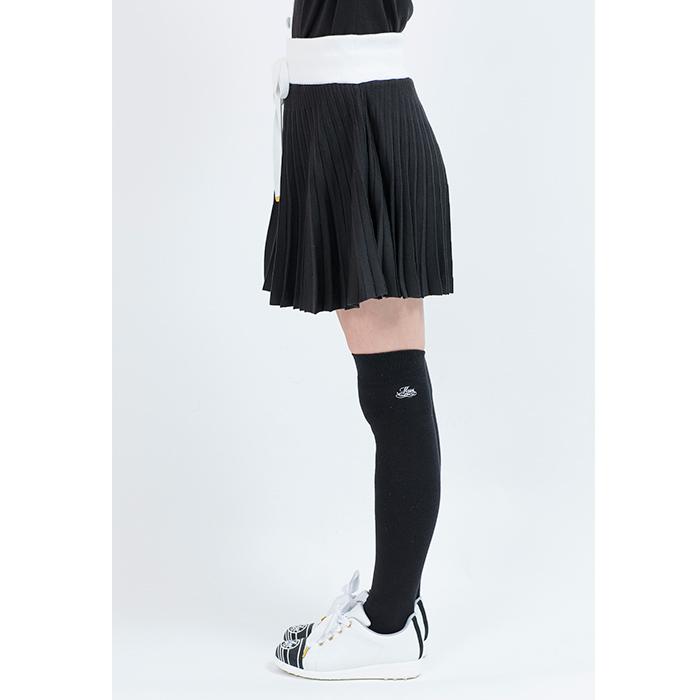 M•U SPORTS ニットスカート ブラック ホワイト M・U SPORTS MU SPORTS MUスポーツ レディース ニット スカート 全2色