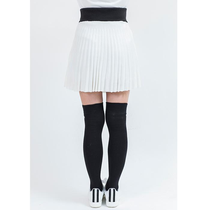 M•U SPORTS ニットスカート ブラック ホワイト M・U SPORTS MU SPORTS MUスポーツ レディース ニット スカート 全2色