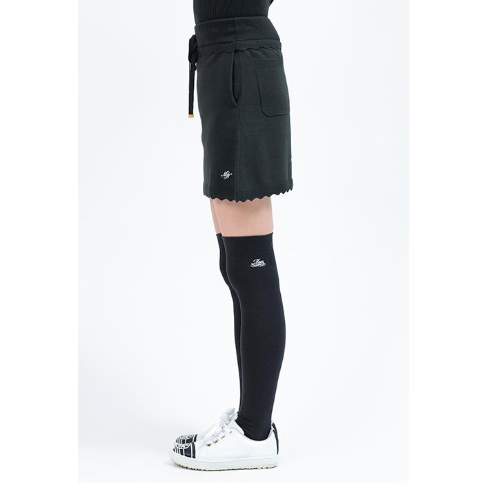 M•U SPORTS ニットスカート ブラック ホワイト M・U SPORTS MU SPORTS MUスポーツ レディース ニット スカート 全2色