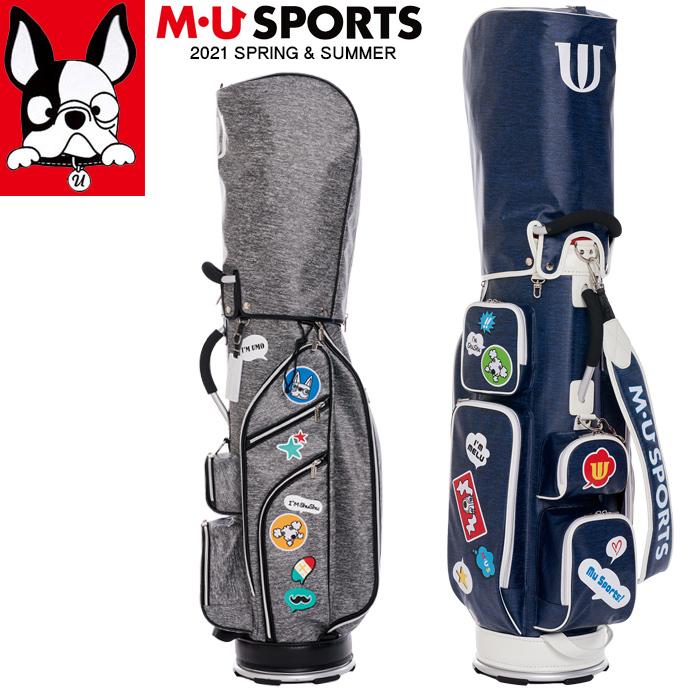 2021年 春夏新作 M U SPORTS MUスポーツ ゴルフバッグ レディース