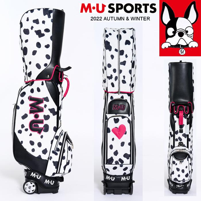 M・U SPORTS 2022秋冬新作 M U MUスポーツ ゴルフバッグ M・U SPORTS 2022秋冬新作 M U MUスポーツ ゴルフバッグ