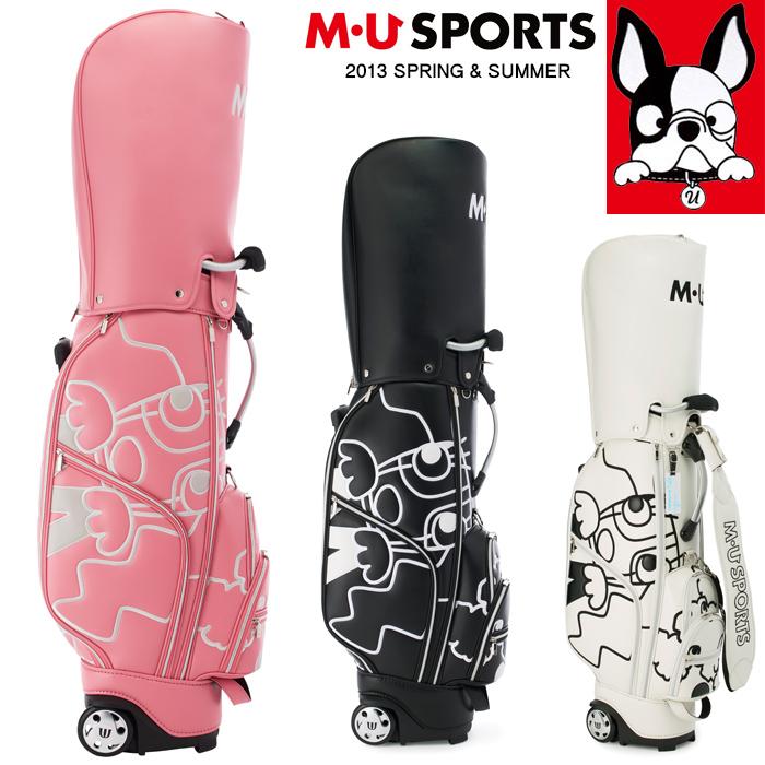 M・U SPORTS 2023春夏新作 MU MUスポーツ ゴルフバッグ M・U SPORTS 2023春夏新作 MU MUスポーツ ゴルフバッグ