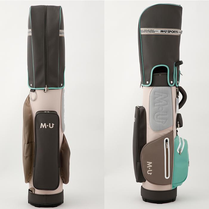 M・U SPORTS 2024年 春夏新作 MU MUスポーツ ゴルフバッグ M・U SPORTS 2024年 春夏新作 MU MUスポーツ ゴルフバッグ