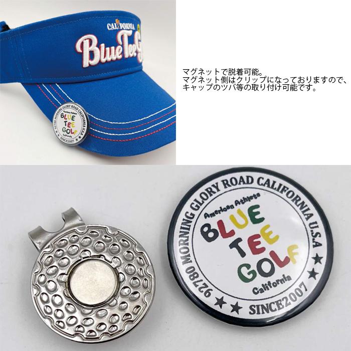 BLUE TEE GOLF（ブルーティーゴルフ） 日本製 缶バッジ風 ゴルフ
