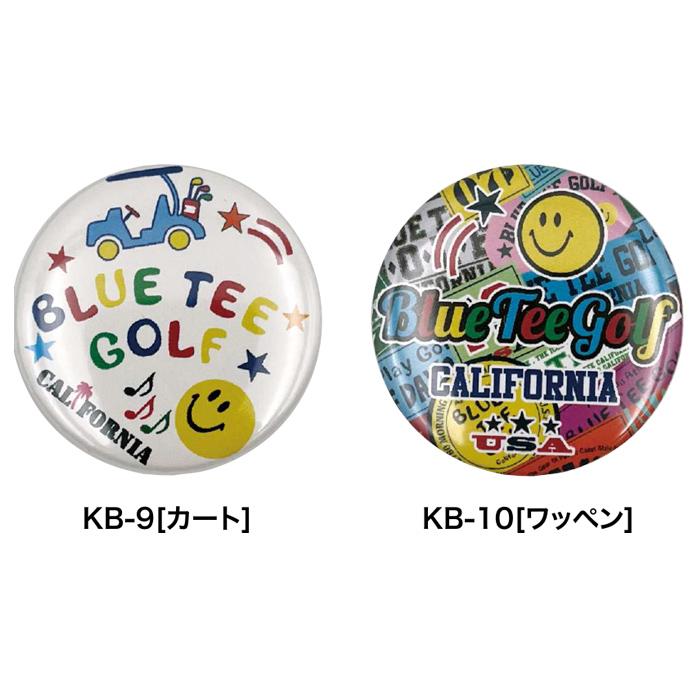 BLUE TEE GOLF（ブルーティーゴルフ） 日本製 缶バッジ風 ゴルフ