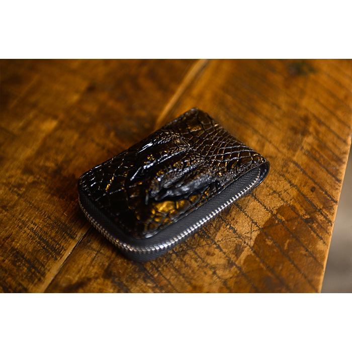 本革 ワニ革 カードケース ポケット 12箇所 大容量 メンズ シャムクロコ カードケース 送料無料 新生活 プレゼント 本革 ワニ革 カードケース ポケット 12箇所 大容量 メンズ