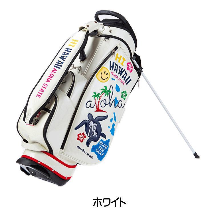 Blue Tee Golf クラシックゴルフバッグ ホワイト/ブルー BLUE TEE GOLF（ブルーティーゴルフ） HI HAWAII ハワイ 9インチ