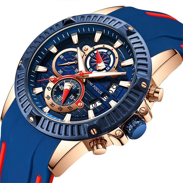 腕時計 メンズ クロノグラフ 1年保証 カレンダー 業界No.1 クロノグラフ搭載 全4色 47mm ビッグフェイス