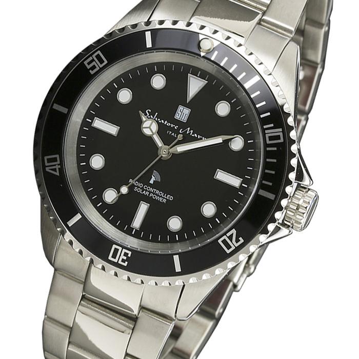 サルバトーレ・マーラ（SALVATORE MARRA） 10気圧防水 電波ソーラー