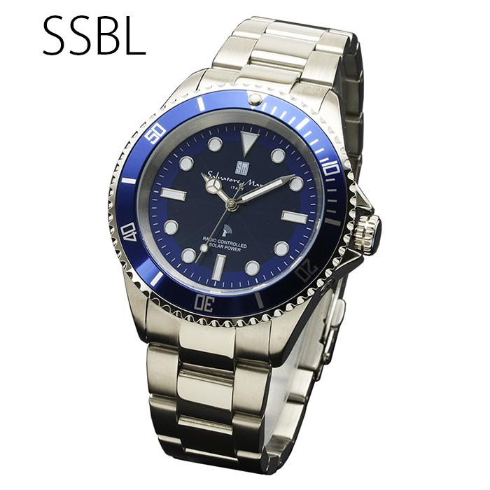 サルバトーレ・マーラ（SALVATORE MARRA） 10気圧防水 電波ソーラー