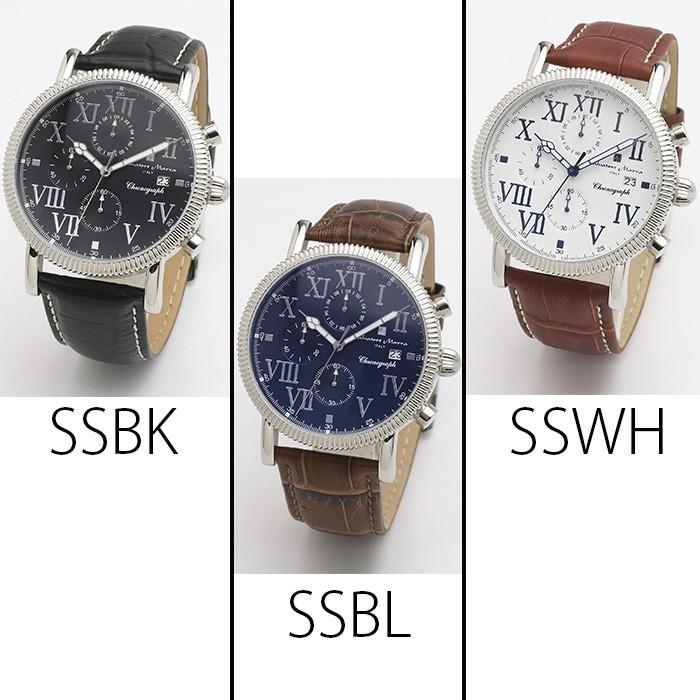 クロノグラフ 腕時計 メンズ 1年保証 全5色 正規 Salvatore Marra サルバトーレ マーラ クロノグラフ 腕時計 BOX 保証書付 W0813の画像