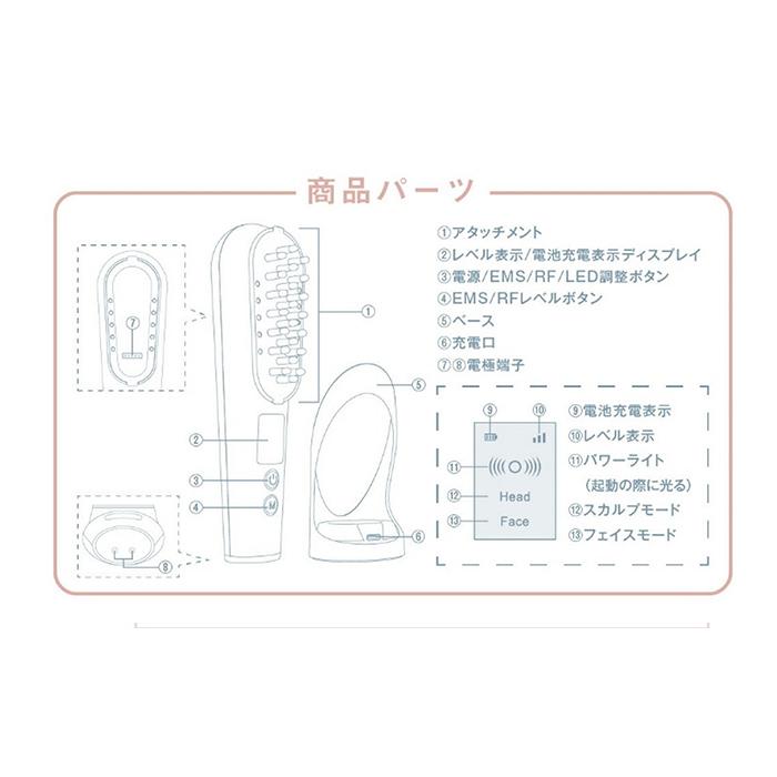 リフトアップ フェイスマッサージ  ヘッドマッサージ ブラシ WAVEWAVE Scalp Brush Premium  正規品 送料無料 | WAVEWAVE | 13