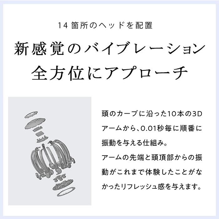 ヘッドスパ ヘッドマッサージ 5つのモード搭載 WAVEWAVE HEAD Relax MONSTER SP＋ 正規品 送料無料 | WAVEWAVE | 07