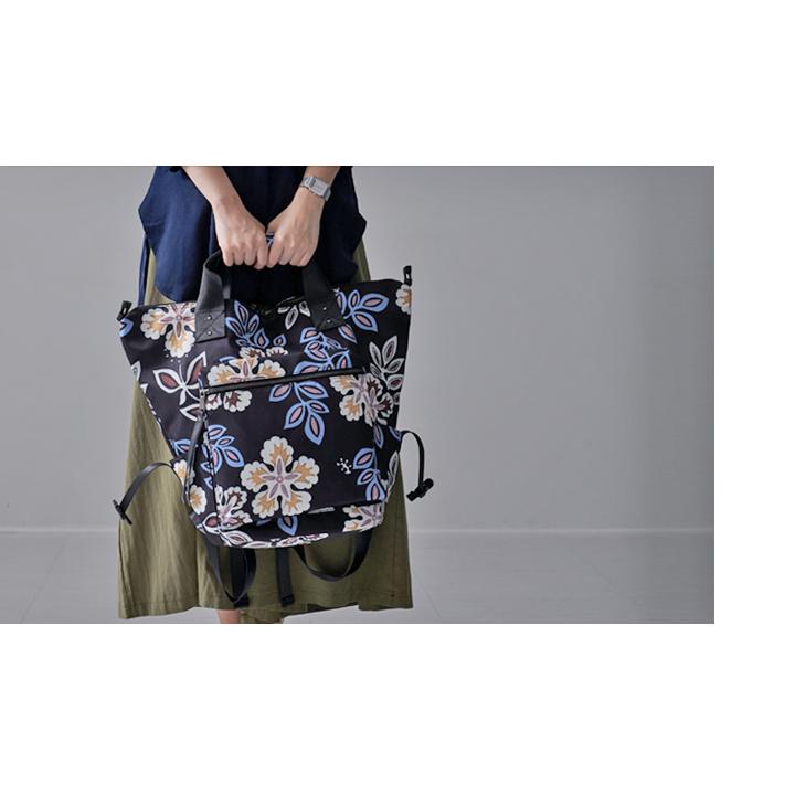 2way リュックサック トートバッグ マザーズバッグ ナイロン 牛革 本革