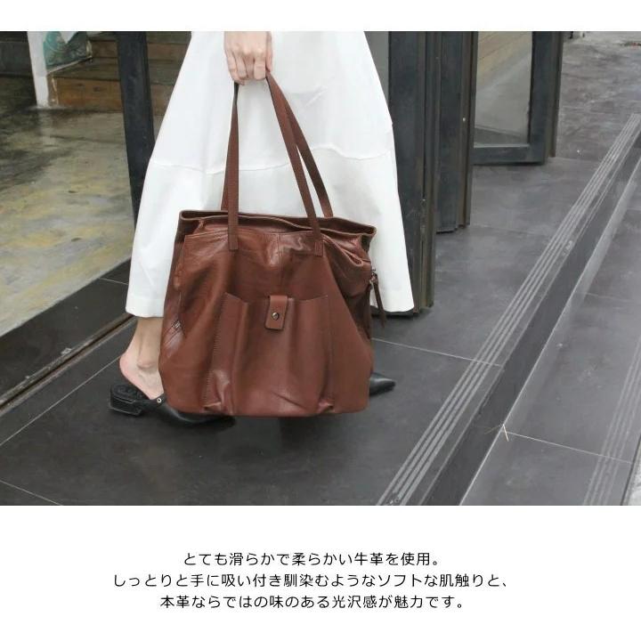 アナイ レザーバッグ 黒 ブラック 本革 A4収納可 通勤 仕事 新品未使用 トートバッグ レディース 黒 ブラック ブラウン バッグ トート