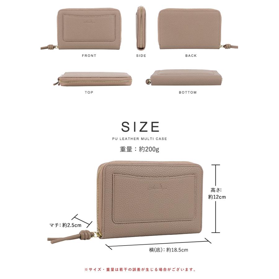 LIZDAYS 通帳ケース スキミング防止 磁気 レディース ファスナー メンズ 牛革 磁気 防止 磁気シールド 防犯 大容量 RIFD キャッシュカード | LIZDAYS | 26