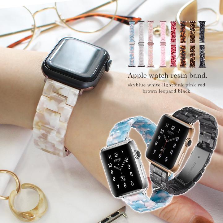 韓国 apple watch 44 42 用 クリアバンド 45mm