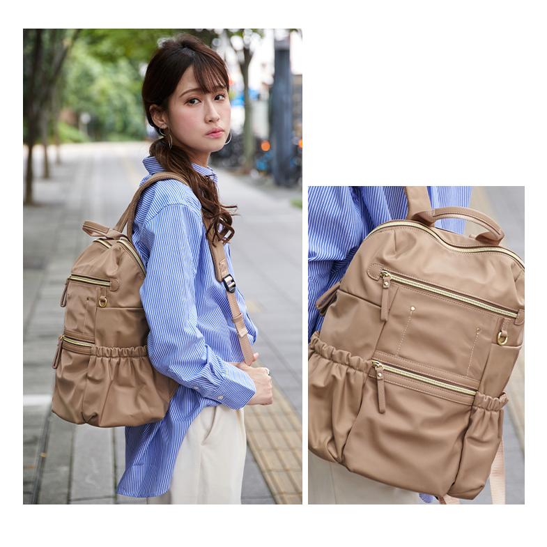 LIZDAYS（リズデイズ） リュック レディース ナイロン レザー 通勤