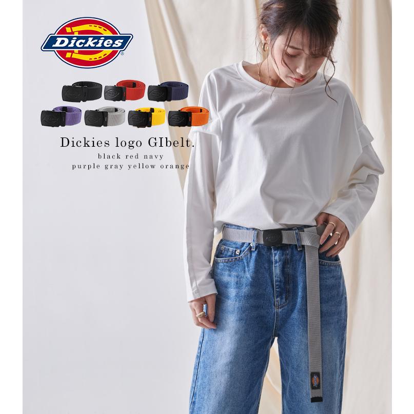 Dickies ディッキーズ ベルト GIベルト ガチャベルト ナイロン ロゴ