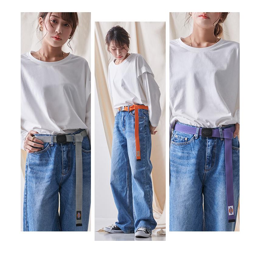 Dickies ディッキーズ ベルト GIベルト ガチャベルト ナイロン ロゴ