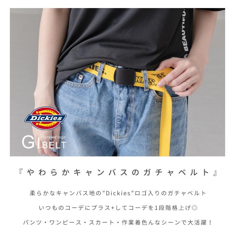 Dickies ディッキーズ ベルト ガチャベルト GIベルト ロゴ入りベルト メンズ レディース シンプル ユニセックス 男女兼用 長さ調節 カジュアル  メタル 送料無料｜styleonbag｜11