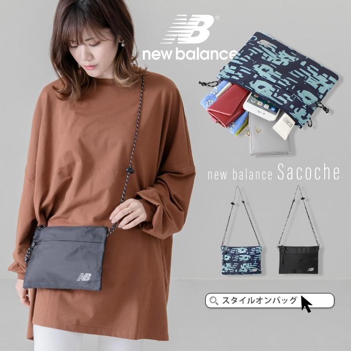 Newbalance ニューバランス サコッシュ ショルダーバッグ レディース メンズ ユニセックス ブラック 迷彩 ロゴ 男女兼用 ワンポイント 軽量 スタイルオンバッグ 通販 Paypayモール