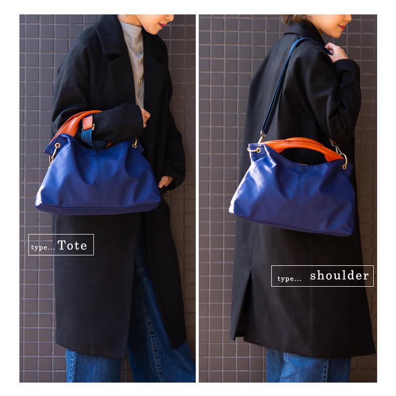 ドラマ「探偵が早すぎるスペシャル」で使用 LIZDAYS  トートバッグ ナイロン 撥水 ショルダーバッグ レディース  2way 本革 | LIZDAYS | 20