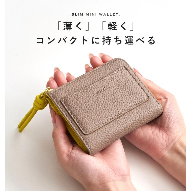 LIZDAYS（リズデイズ） 財布 レディース ミニ財布 L字ファスナー ミニ