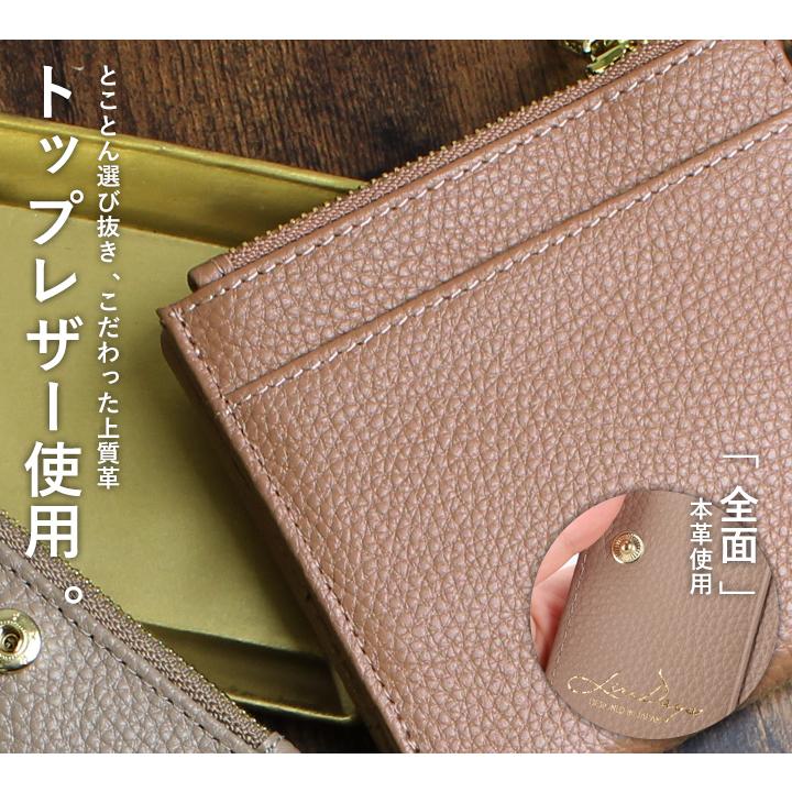 ミニ財布 本革 牛革 レディース 二つ折り財布 小さい うすい 財布 スキミング防止 RFID カードケース ミニウォレット コンパクト liz06｜styleonbag｜13