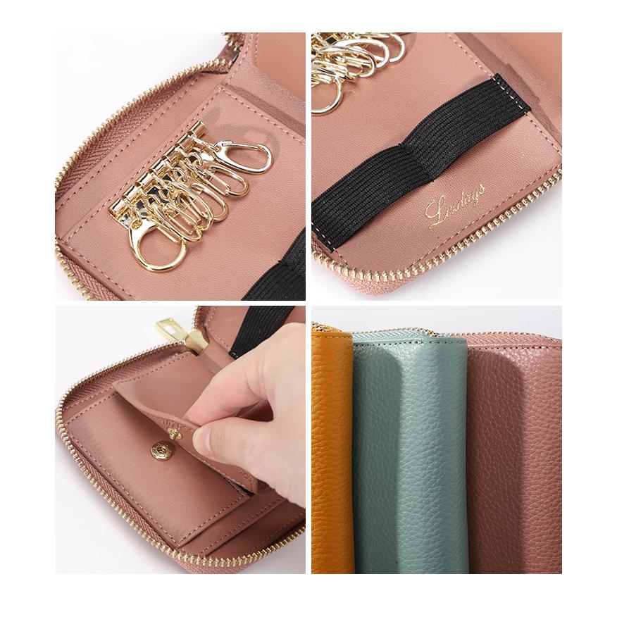 キーケース スマートキーケース スマートキー 2個収納 カードキー カード入れ 本革 キーフック 小銭入れ マルチケース｜styleonbag｜25