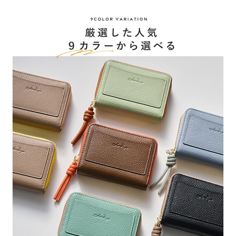 財布 レディース ミニ財布 本革 カードケース ミニウォレット 大容量 お札折れない 使いやすい カード入れ 小銭入れ LIZDAYS | LIZDAYS | 25