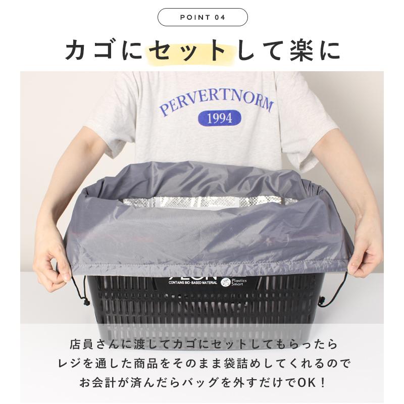 LIZDAYS（リズデイズ） エコバッグ レジバッグ レジカゴ用バッグ 保冷