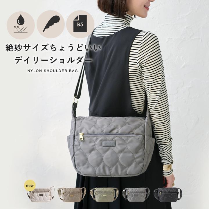 LIZDAYS ショルダーバッグ レディース ナイロン 撥水 はっ水